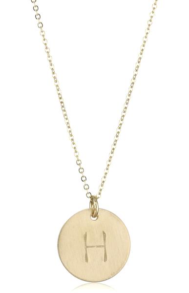 Nashelle h Charm Necklace Nashelle "Identity" Initial 'H' Charm Necklace