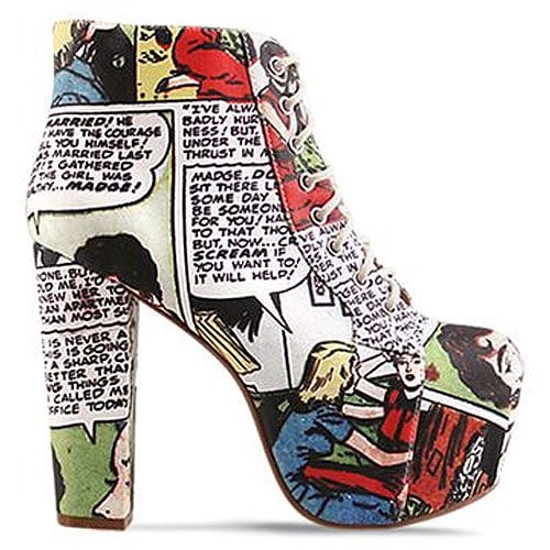 Black Milk X Jeffrey Campbell Lita Fab Black Milk X Jeffrey Campbell 'Lita Fab' lace-up bootie in Sick of Men