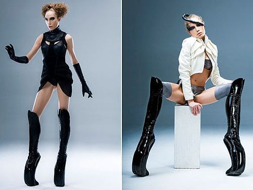 Kronier boots Alien-inspired Kronier Creations platform boots