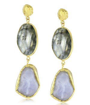 Zariin "The Spirited Sea" Gold Earrings Zariin The Spirited Sea Gold Earrings