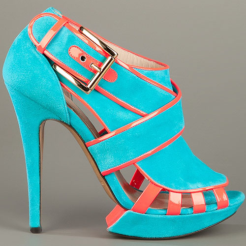 Nicholas Kirkwood Cage Nicholas Kirkwood 'Cage' platform booties