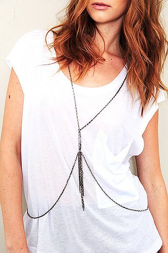 Jen Shon for Planet Blue tassel body ornament Jen Shon for Planet Blue tassel body ornament