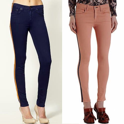 Rag Bone Tuxedo skinny jeans Rag Bone Tuxedo Skinny Jeans in Iris and Salmon