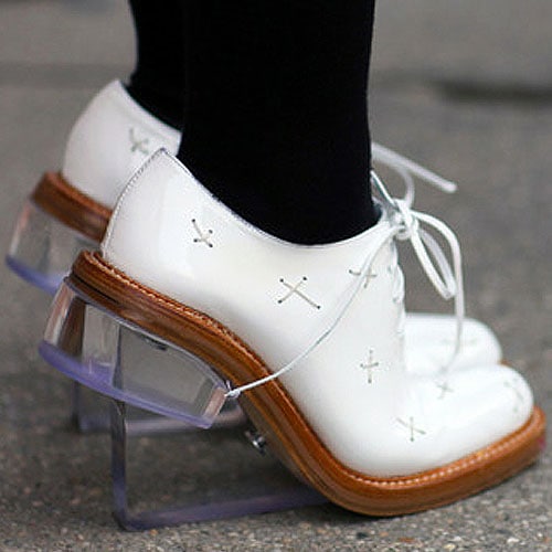 Simone Rocha Plexiglas heel oxfords Simone Rocha Spring 2012 Plexiglas heel oxfords