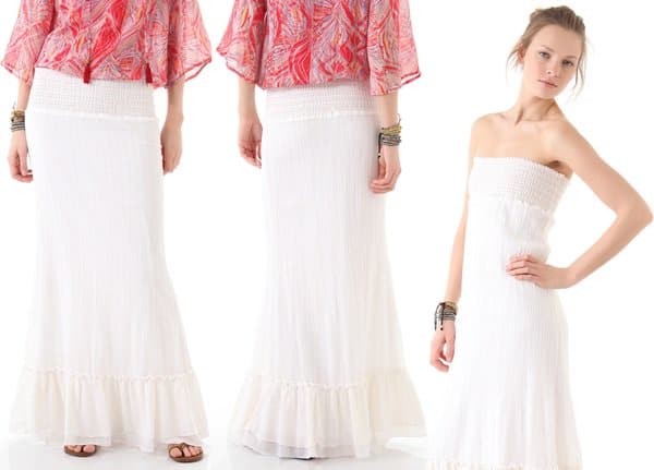 Ella Moss Havana Skirt in White