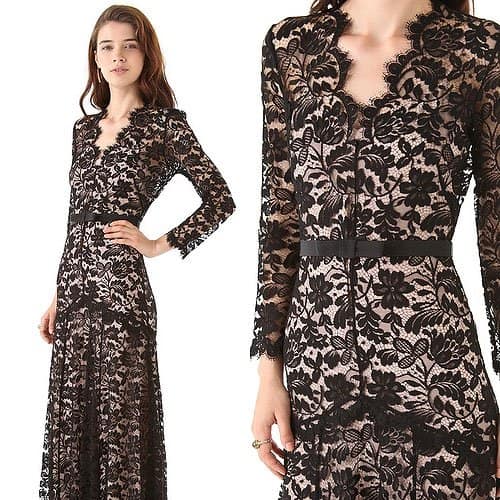 Temperley London Amoret lace gown Temperley London 'Amoret' Lace Gown