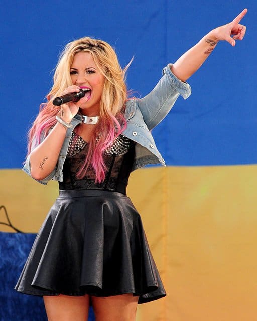 Demi Lovato Performs Live in Good Morning America's Summer Concert Series Demi Lovato performs live on ABC's "Good Morning America" at Rumsey Playfield