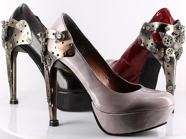 Hades Eiffl Hades 'Eiffl' metal heel platform pumps