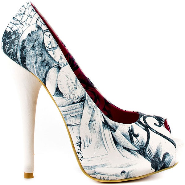 Iron Fist Gated Sole Iron Fist 'Gated Soul' Pump: This pump showcases Iron Fist's unique flair for combining the edgy with the elegant, featuring an intricately artistic design that makes a bold fashion statement