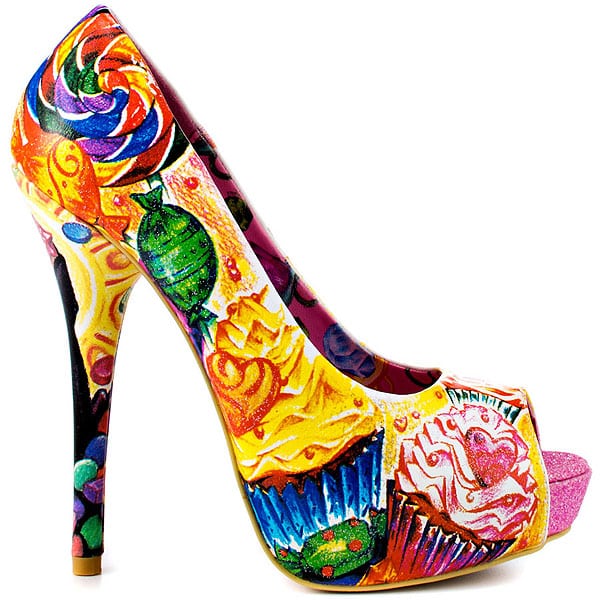 Iron Fist Sweets My Sweet Designed in collaboration with tattoo artists, the Sweets My Sweet pump dazzles with its playful and vibrant candy-themed design