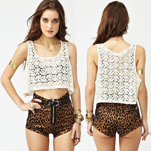 UNIF Leo zip shorts UNIF "Leo" Zip Shorts