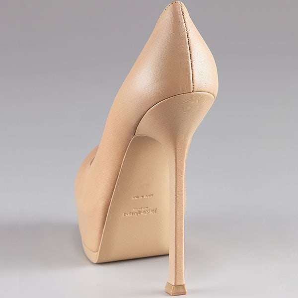 Yves Saint Laurent Tribtoo Nude Yves Saint Laurent 'Tribtoo' Platform Pumps