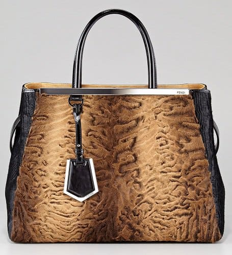 fendi 2jours astrakhan tote Fendi 2Jours Astrakhan Tote