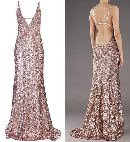 Angela's sequin gown Angela's sequin gown