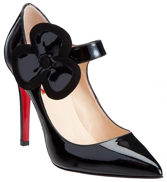 Christian Louboutin Pensee Christian Louboutin ‘Pensee’ Flower Mary Jane Pumps