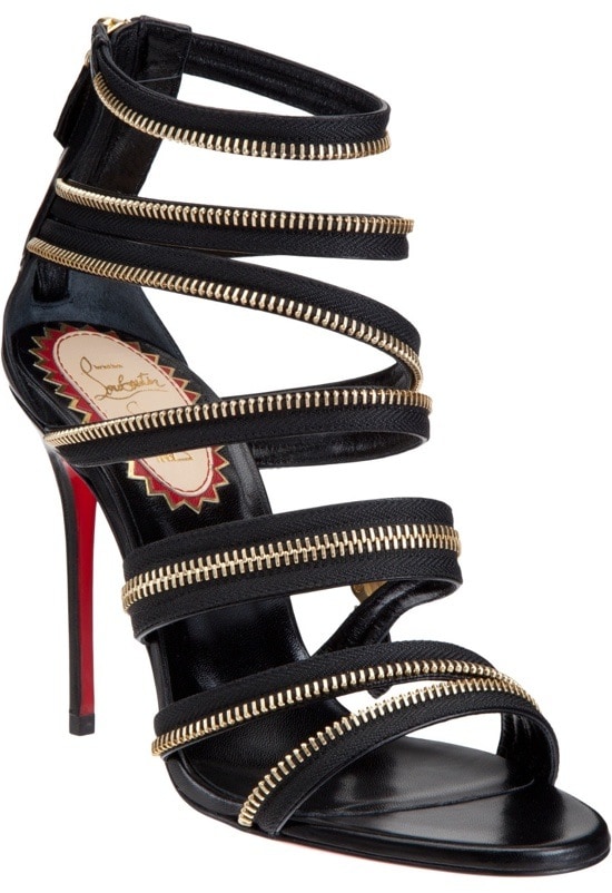 Christian Louboutin Unzip Bootie USD1595 Christian Louboutin 20th Anniversary Unzip 100 suede sandals
