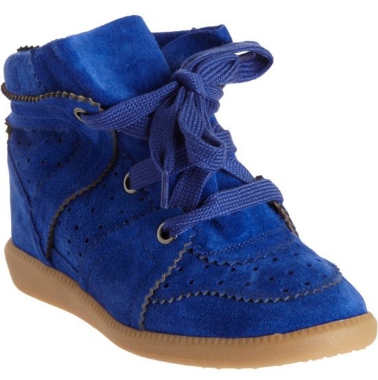 Isabel Marant Bobby in Blue Isabel Marant Étoile "Bobby" Wedge Sneakers in Blue
