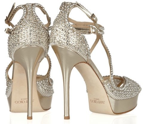 Jimmy Choo Falcon Jimmy Choo Crystal Falcon Sandals