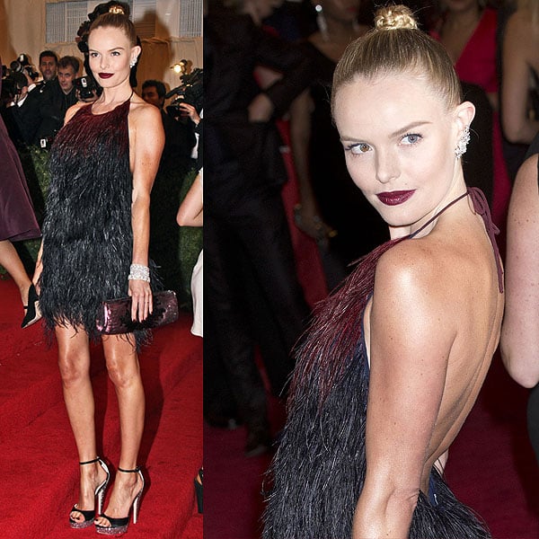 Kate Bosworth Costume Institute Gala Kate Bosworth poses on the red carpet at the Schiaparelli and Prada 'Impossible Conversations' Costume Institute Gala