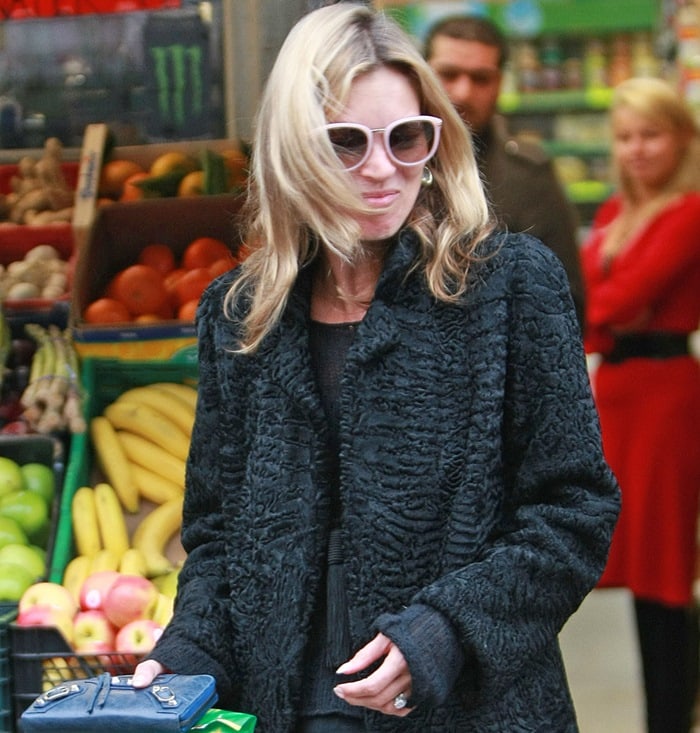 Kate Moss' Karen Walker pink Harvest sunglasses
