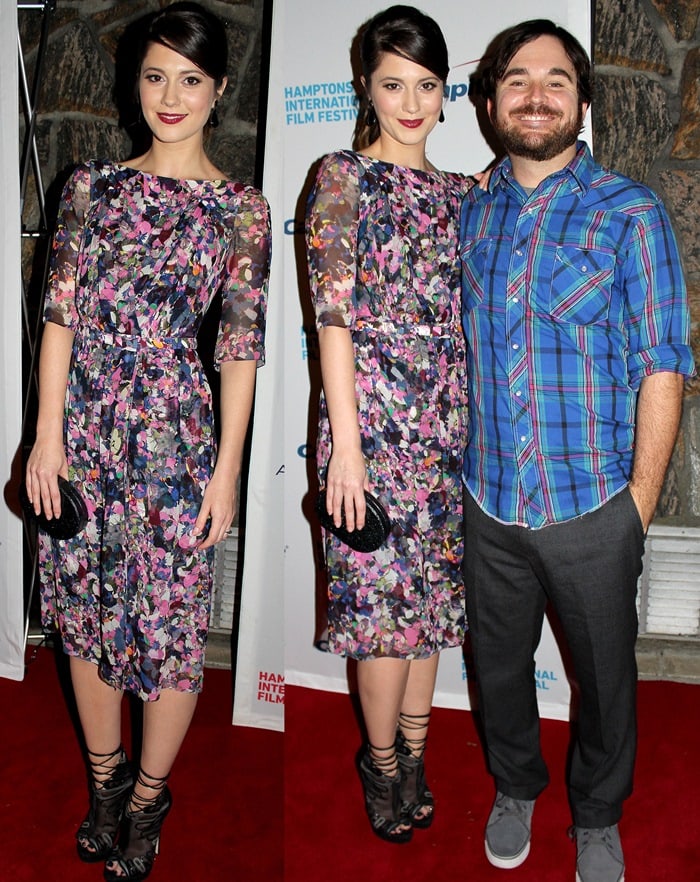 Mary Elizabeth Winstead and James Ponsoldt at the Smashed premiere during the 20th Hamptons International Film Festival in Long Island, New York, on October 5, 2012