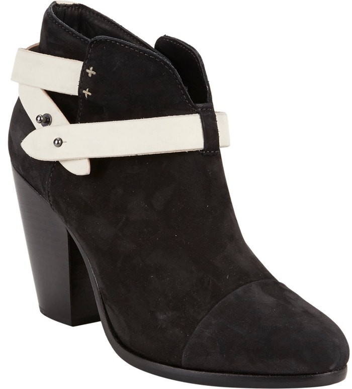 Rag Bone Black Harrow Ankle Boots