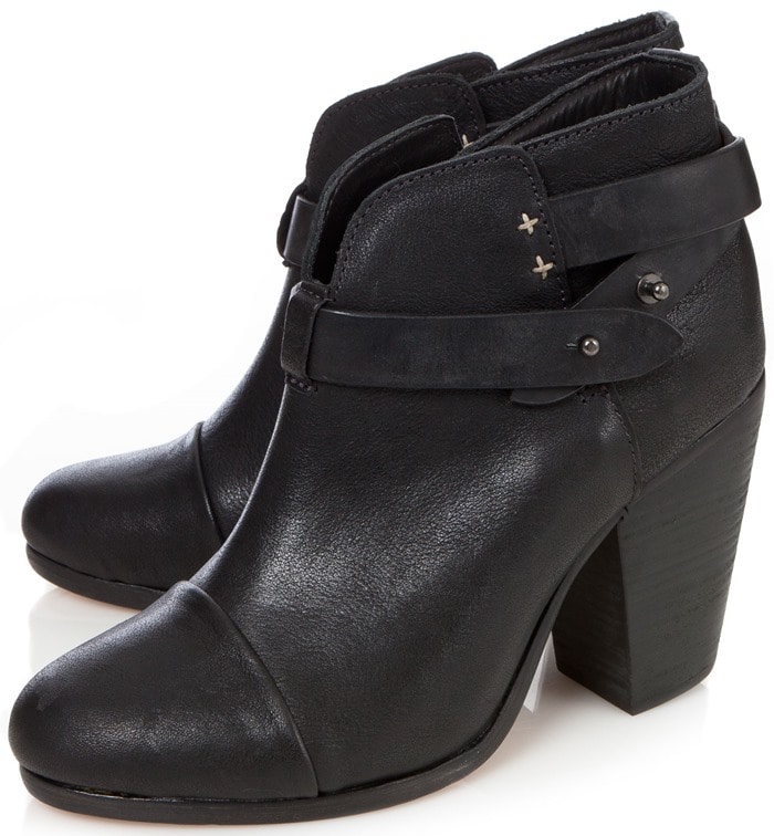 Rag Bone Black Harrow Boots