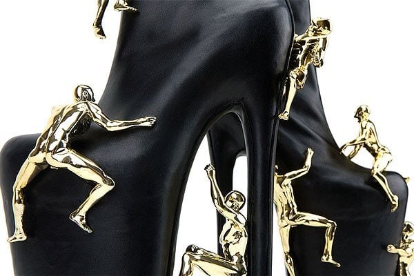 United Nude Lady Gaga boots United Nude's custom made boots for Lady Gaga and her Fame perfume