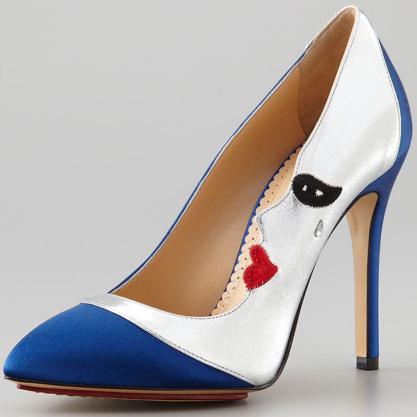 Charlotte Olympia Luna Charlotte Olympia "Luna" Moon Face Pumps