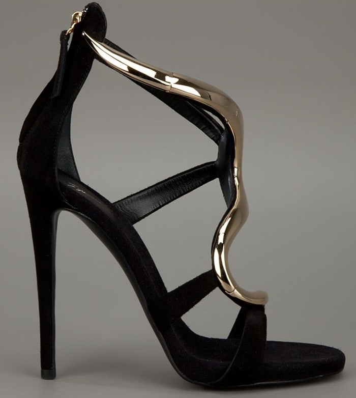Giuseppe Zanotti Gold Wave Sandals