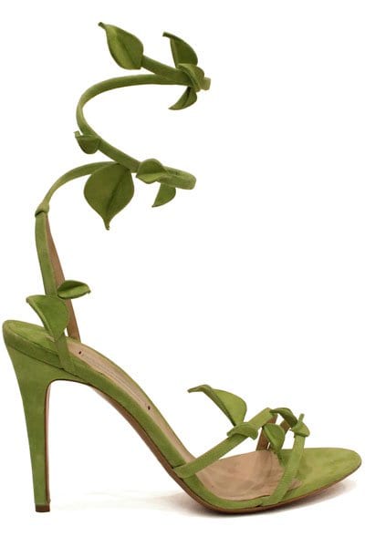 Nicholas Kirkwood for Victoria's Secret Angels in Bloom Nicholas Kirkwood for Victoria's Secret Angels in Bloom green floral shoes