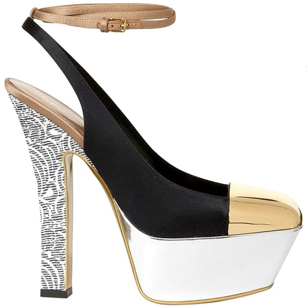 Yves Saint Laurent Obsession Yves Saint Laurent 'Obsession' Slingback Platform Pump