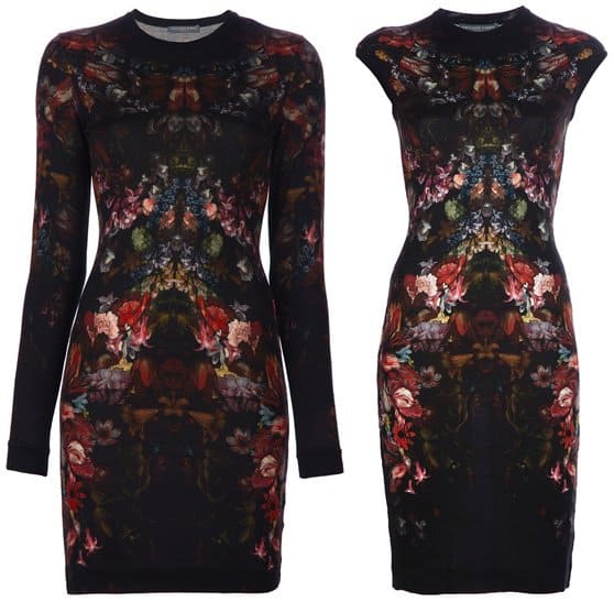 alexander mcqueen floral printed shifts For those seeking Alexander McQueen's elegance in more wearable pieces, these floral-printed dresses offer a sophisticated yet practical choice, perfect for any season