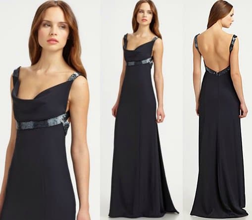 armani collezioni beaded gown - 3 Armani Collezioni Beaded Gown