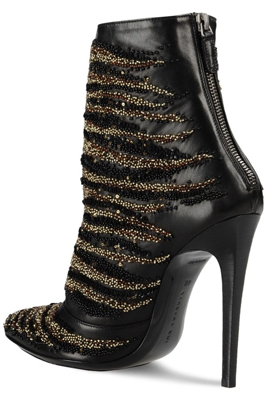barbara bui bengale embroidered ankle booties4 Barbara Bui 'Bengale' Embroidered Ankle Boots