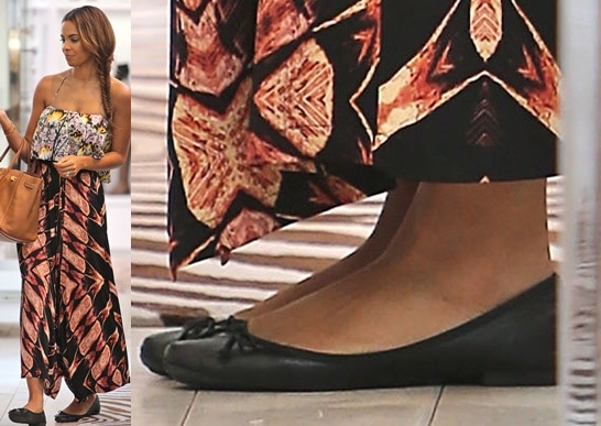 rochelle humes the saturdays shopping in LA nov 2 Rochelle Humes in comfy ballet flats