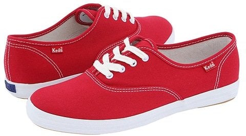 Keds Champion Sneaker in Red Canvas Keds Champion Sneakers in Red Canvas