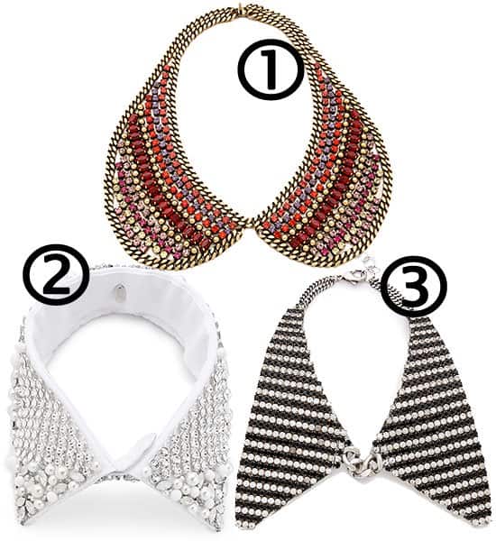 Collar necklaces 3 collar necklaces