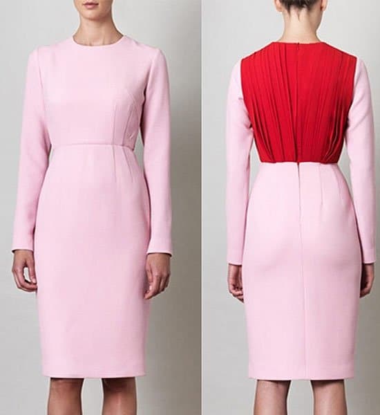 Emilia Wickstead pleated skirt dress The Iconic Emilia Wickstead Ensemble - A testament to Kate's impeccable style and sustainable fashion ethos