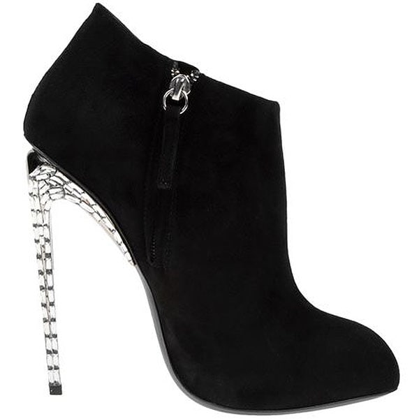 Giuseppe Zanotti metal heel booties Giuseppe Zanotti Metal Heel Booties