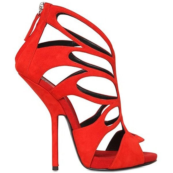 Giuseppe Zanotti suede cage sandals