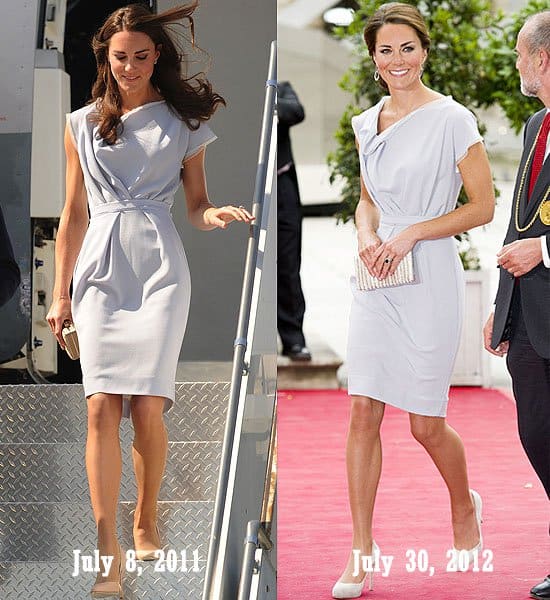 Kate Middleton Roksanda Ilinčić Peridot dress The Duchess's Arrival in Roksanda Ilinčić - A stylish touchdown in LA and a standout at London's Creative Industries Reception, highlighting global fashion diplomacy