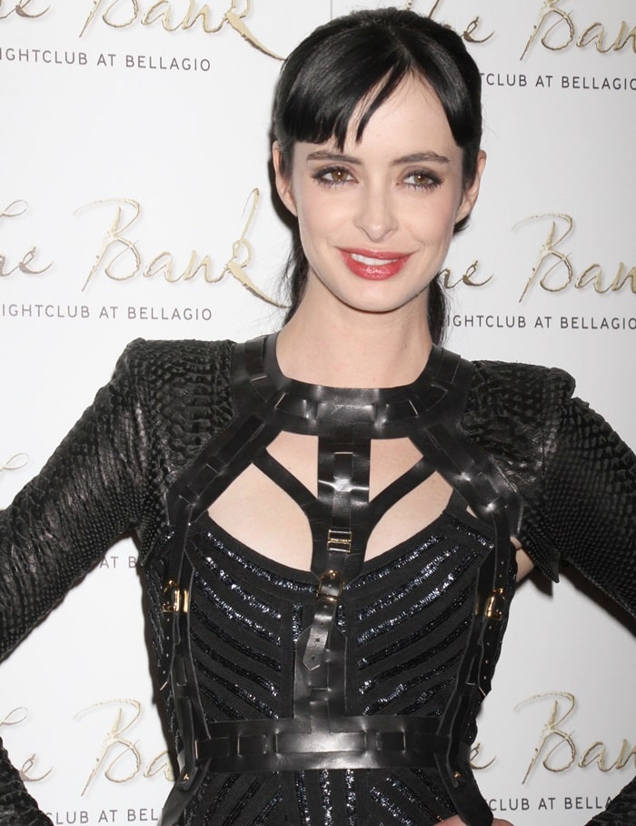 Krysten Ritter celebrating her 31st birthday at The Bank Nightclub in Las Vegas
