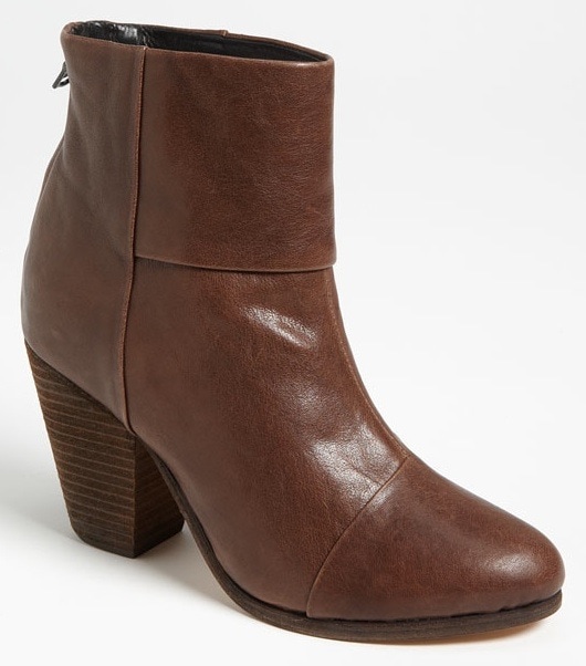 Rag Bone "Newbury" Boots in Dark Brown