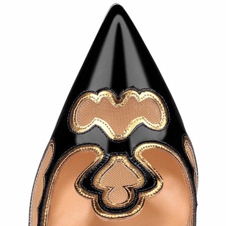christian louboutin indies black Christian Louboutin 'Indies' Tooled Red-Sole Pumps