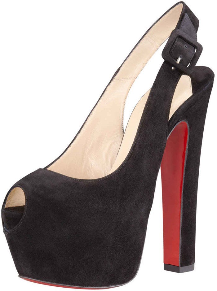 Christian Louboutin Tartarina Hidden-Platform Red Sole Pump