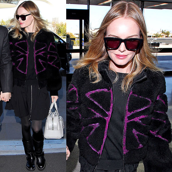 Kate Bosworth takes airport style to a whole nother fashion-forward level