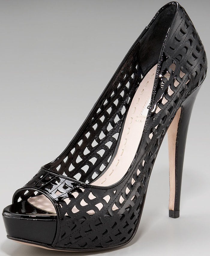 Miu Miu Cutout Peep-Toe Pumps