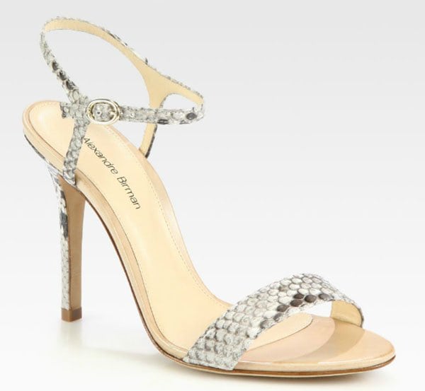 Alexandre Birman Python Sandal