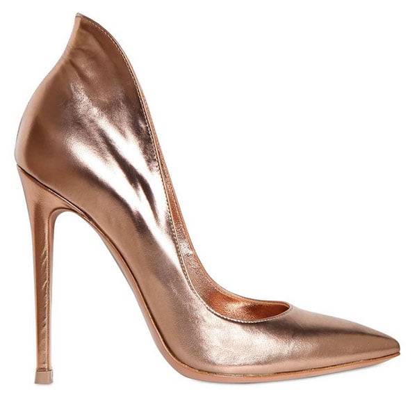 Gianvito Rossi Spring 2013 Metallic Calfskin Pump